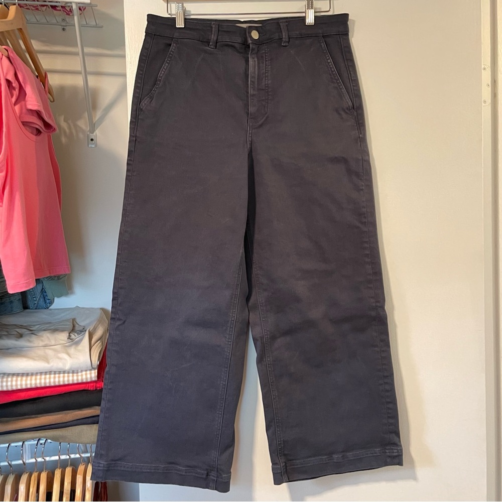 Everlane Wide Leg Crop in Navy